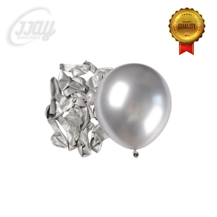 12-inch Metallic Latex Balloons