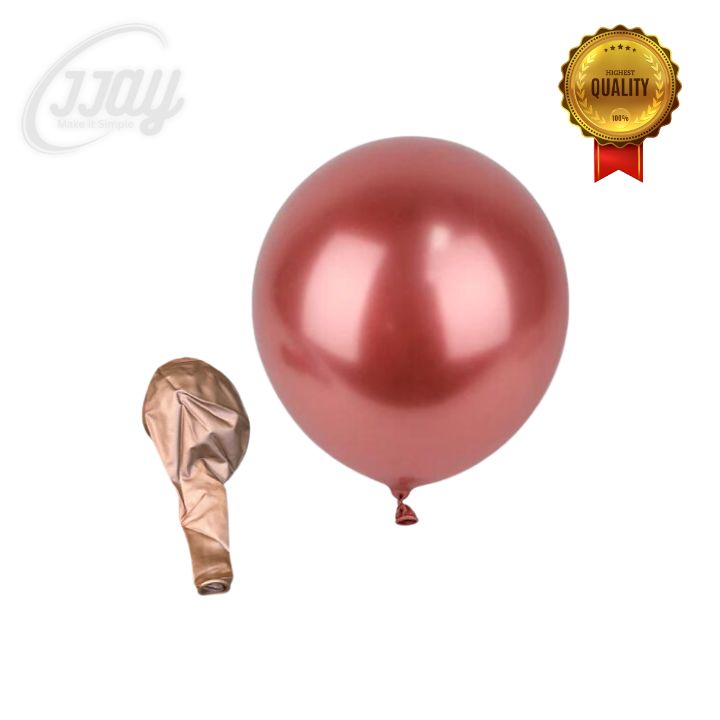 18-inch Metallic Latex Balloons