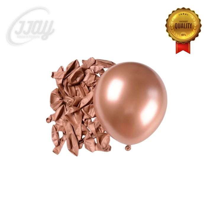 12-inch Metallic Latex Balloons