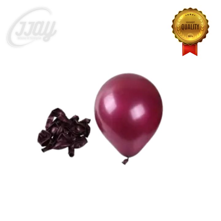 12-inch Metallic Latex Balloons