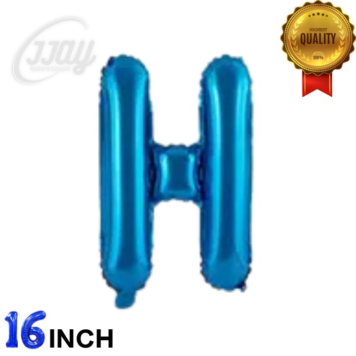 16in  Foil Letter (H)
