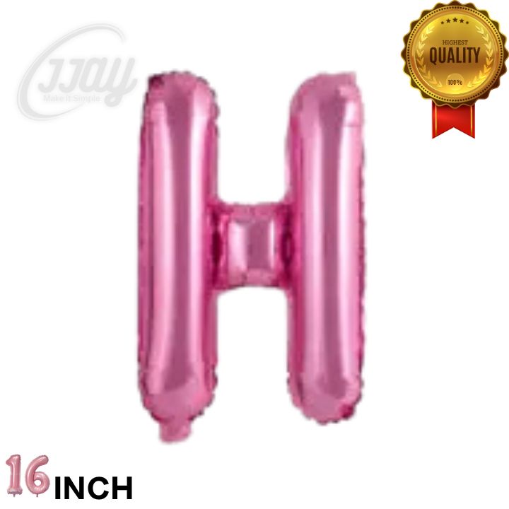 16in  Foil Letter (H)