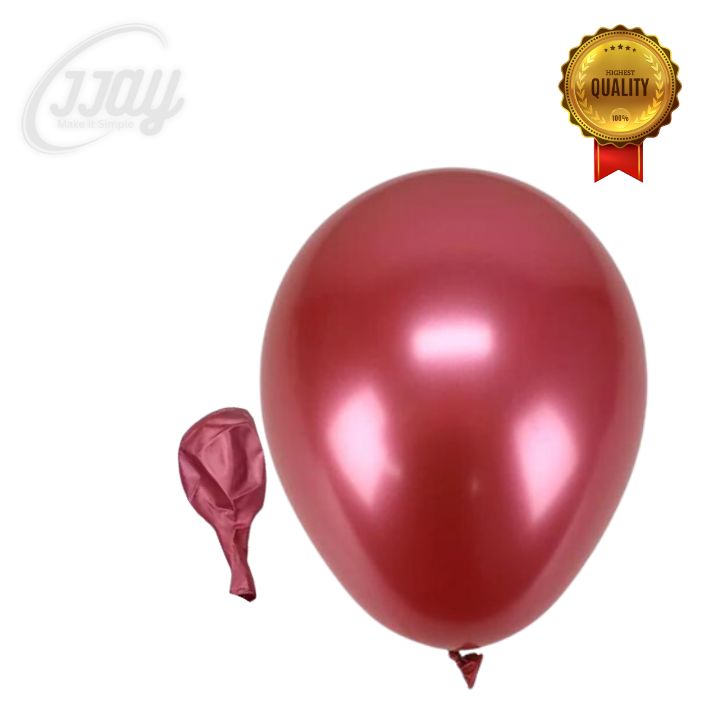 18-inch Metallic Latex Balloons