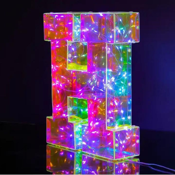 Hologram LED Light Letters