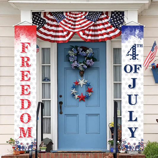 4th of July door  Banner